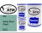 Preview: Kia, Astra Blue Pearl, D2U: 500ml Lackdose + 500ml Klarlack + 250ml Härter - Set, von ATW Autoteile West.